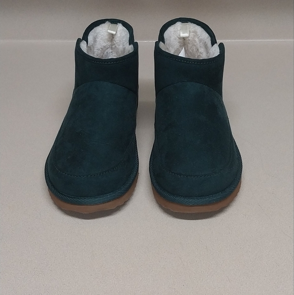 OLD NAVY lined green & gum rubber boots outdoor & indoor size 7.5 - Picture 4 of 11